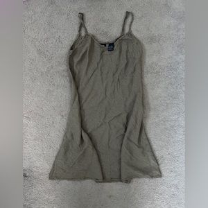 THE LIMITED Women's Brown and Cream Dress